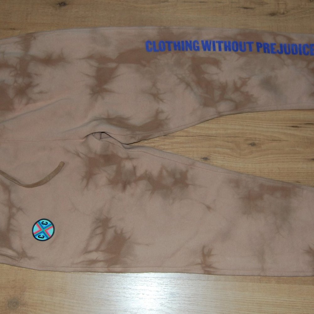 CROSS COLOURS New Circle Logo Joggers Clay Crystal Men's Size XL NWT